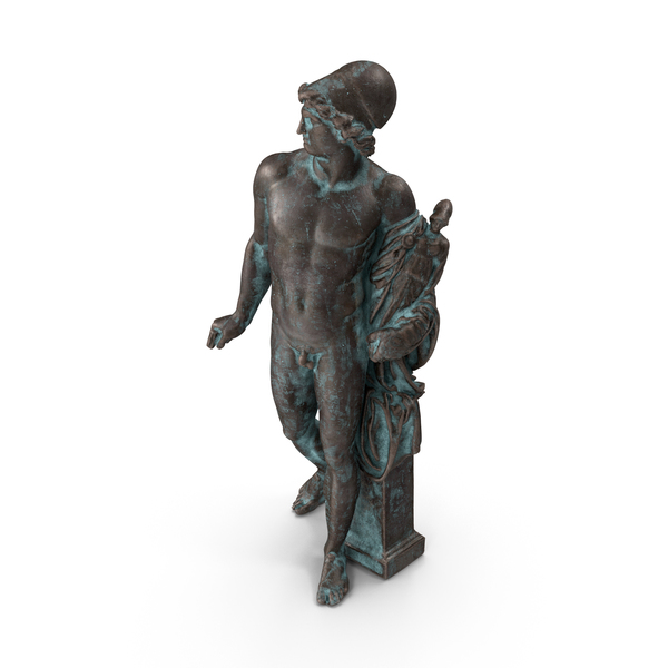 Diomedes Statue Bronze Outdoor PNG & PSD Images