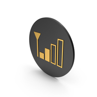 Medium Signal Gold Icon PNG & PSD Images