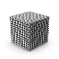 Silver Ball Cube PNG & PSD Images