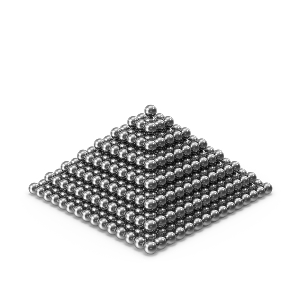 Ball Pyramid Silver PNG & PSD Images