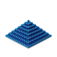 Ball Pyramid Blue PNG & PSD Images