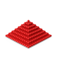 Ball Pyramid Red PNG & PSD Images