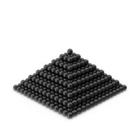 Ball Pyramid Black PNG & PSD Images