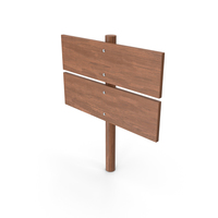 Signboard Dark Wood PNG & PSD Images