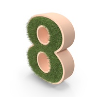 Grass Number 8 PNG & PSD Images