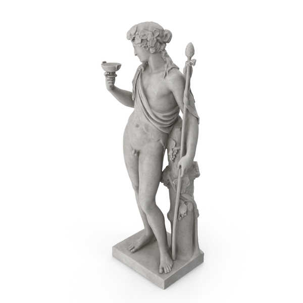 Dionysus Bacchus Statue PNG & PSD Images