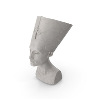 Marble Nefertiti Bust PNG & PSD Images
