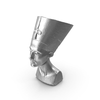 Metal Nefertiti Bust PNG & PSD Images