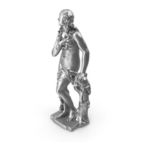 Mary Magdalene Metal Statue PNG & PSD Images