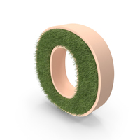 Grass Letter O PNG & PSD Images