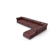 Red Leather Sofa PNG & PSD Images