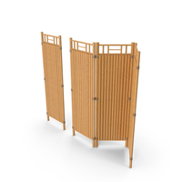 Bamboo Fences Sectional PNG & PSD Images