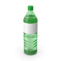 Plastic Water Bottle Green PNG & PSD Images