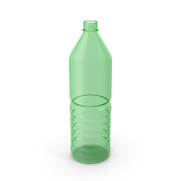 Plastic Water Bottle Empty Green PNG & PSD Images