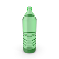 Plastic Water Bottle Opened Green PNG & PSD Images