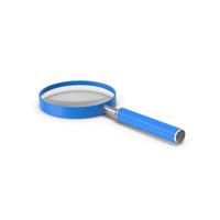 Magnifying Glass Blue PNG & PSD Images