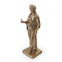Elpis Goddess Of Hope Bronze PNG & PSD Images