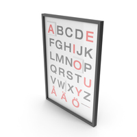 Ikea Alphabetical Wall Picture PNG & PSD Images