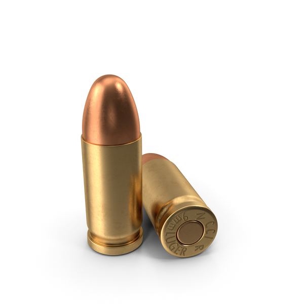 Cartridge 9x19 Parabellum PNG & PSD Images