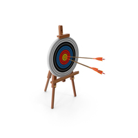 Target With Arrows PNG & PSD Images