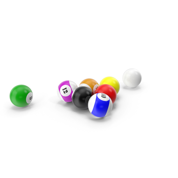Balls For Billiards PNG & PSD Images