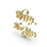 Happy New Year Logo E5 PNG & PSD Images