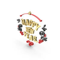 Happy New Year F1 PNG & PSD Images