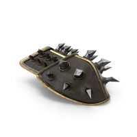Spiky Shoulder armor plates PNG & PSD Images