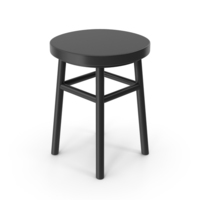 Ring Stool Black PNG & PSD Images