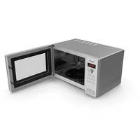 Microwave BOSCH Opened PNG & PSD Images