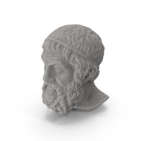 Socrates Head Stone PNG & PSD Images