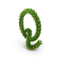 English Letter Q Christmas Garland PNG & PSD Images