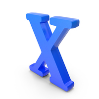 Blue Roman Number 10 PNG & PSD Images