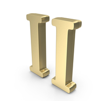 Roman Numbers 2 Gold PNG & PSD Images