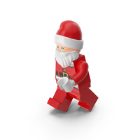 Lego Santa Claus Running PNG & PSD Images