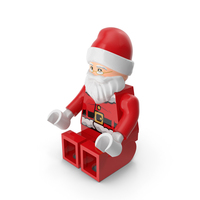 Lego Santa Claus Sitting PNG & PSD Images