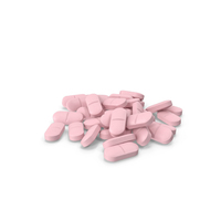 Pile Of Pills 9 Pink PNG & PSD Images