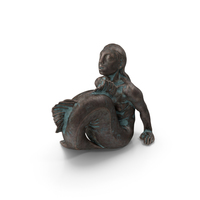 Mermaid Statue Bronze Outdoor PNG & PSD Images
