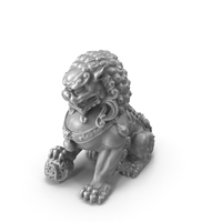 Metal Imperial Guardian Lion PNG & PSD Images