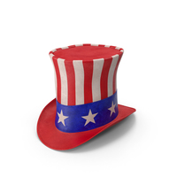 Uncle Sam Top Hat PNG & PSD Images