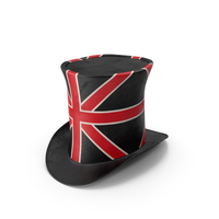 Union Jack Top Hat PNG & PSD Images