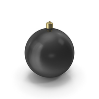 Black Christmas Ball PNG & PSD Images