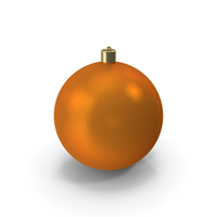 Orange Christmas Ball PNG & PSD Images