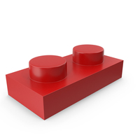 Building Toy Brick 1х2 PNG & PSD Images