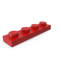 Building Toy Brick 1х4 PNG & PSD Images