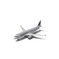Qatar Airlines Airbus A320 PNG & PSD Images
