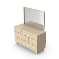 Dresser with Mirror PNG & PSD Images