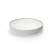 Ceramic Plates Stack PNG & PSD Images