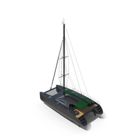 Black Yacht Catamaran PNG & PSD Images