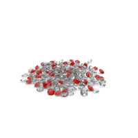 Pile of Diamonds 5 Red White PNG & PSD Images